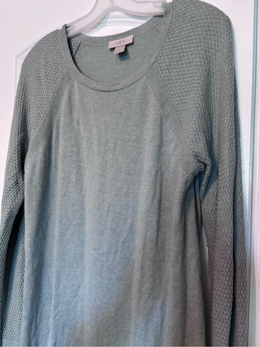 LOFT Mint Green Knit Sweater Size Large